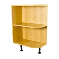 59 It Kitchens Traditional Oak Effect Open End Base Unit 300mm