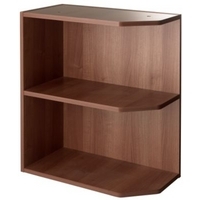 it Kitchens Walnut Style Shaker Open End Base Unit 300mm