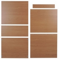 Cooke &amp; Lewis Appliance Shelf Pack Oak 600mm