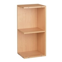 Cooke &amp; Lewis Standard Open End Wall Unit Oak 300mm