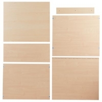 Cooke &amp; Lewis Appliance Shelf Pack Birch 600mm