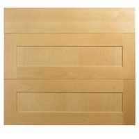 it Kitchens Birch Veneer Shaker Pack T Drawer Fronts Pack Of 3 800mm