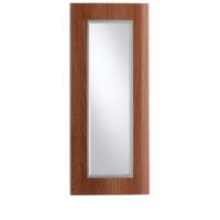 it Kitchens Walnut Style Modern Pack F Glazed Door 300mm