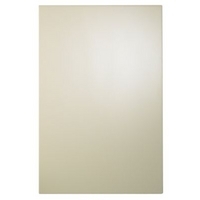 Cooke & Lewis High Gloss Cream Clad-On Base Panel