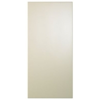 Cooke & Lewis High Gloss Cream Clad-On Wall Panel
