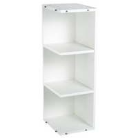 Cooke & Lewis White Tall Wall Open End Cabinet 300mm