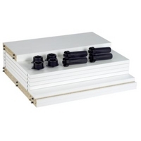 Cooke & Lewis White Standard Larder Cabinet Shelf Pack 600mm