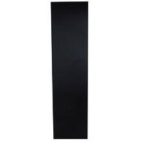 Cooke & Lewis High Gloss Black Clad-On Tall Larder Panel