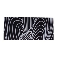 Cooke & Lewis Glass Splashback Ebony Chalk Contour (L)1000mm x (W)440mm