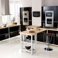 Cooke & Lewis High Gloss Black Pack X Oven Housing Filler 600mm