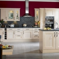 Cooke & Lewis Solid Ash Pack Za Glazed Bridging Door/Pan Drawer Front 1000mm