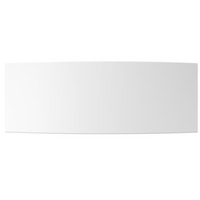 Cooke & Lewis Matt White Curved Pan Drawer 1000mm