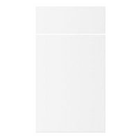Cooke & Lewis Matt White Pack P Drawerline Door & Drawer Front 400mm