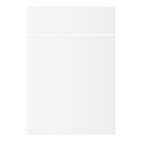 Cooke & Lewis Matt White Pack Q Drawerline Door & Drawer Front 500mm