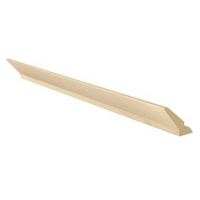 Cooke & Lewis Solid Ash Quadrant Style Cornice 2400mm