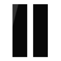 Cooke & Lewis High Gloss Black Pack DD1 Tall Corner Door 625mm