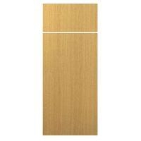it Kitchens Oak Style Slab Pack M Drawerline Door & Drawer Front 300mm