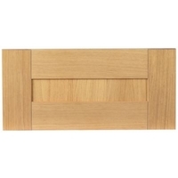Cooke &amp; Lewis Oak Veneer Shaker Pack D Bridging Door 600mm