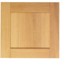 Cooke &amp; Lewis Oak Veneer Shaker Pack J Oven Housing Door 600mm