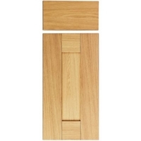 Cooke &amp; Lewis Oak Veneer Shaker Pack M Drawerline Door &amp; Drawer Front 300mm