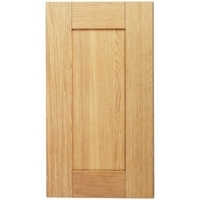 Cooke &amp; Lewis Oak Veneer Shaker Pack N Standard Door 400mm