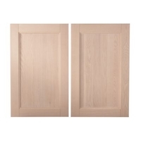 Cooke &amp; Lewis Solid Ash Pack E Larder Doors x 2 600mm