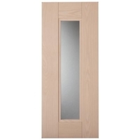 Cooke &amp; Lewis Solid Ash Pack F Glazed Door 300mm