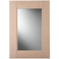 Cooke &amp; Lewis Solid Ash Pack G Glazed Door 500mm