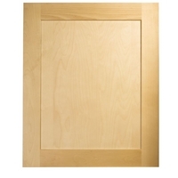 it Kitchens Birch Veneer Shaker Pack I Integrated Appliance Door 600mm