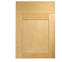 it Kitchens Birch Veneer Shaker Pack Q Drawerline Door &amp; Drawer Front 500mm