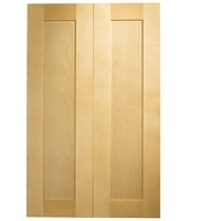 it Kitchens Birch Veneer Shaker Pack V Larder Doors x 2 300mm