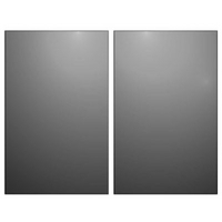 Cooke & Lewis High Gloss Black Pack E Larder Doors x 2 600mm