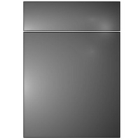 Cooke & Lewis High Gloss Black Pack Q Drawerline Door & Drawer Front 500mm