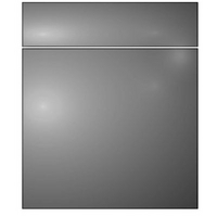 Cooke & Lewis High Gloss Black Pack S Drawerline Door & Drawer Front 600mm