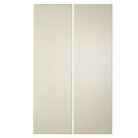 Cooke & Lewis High Gloss Cream Pack DD1 Tall Corner Door 625mm