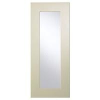 Cooke &amp; Lewis High Gloss Cream Pack F Glazed Door 300mm