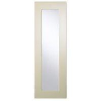 Cooke & Lewis High Gloss Cream Pack F1 Tall Glazed Door 300mm