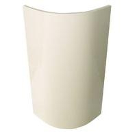 Cooke & Lewis High Gloss Cream Wall & Base Curved Door