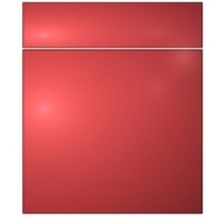 Cooke & Lewis High Gloss Red Pack S Drawerline Door & Drawer Front 600mm