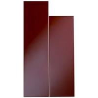Cooke & Lewis High Gloss Red Pack V1 Tall Larder Doors x 2 300mm