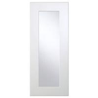 Cooke & Lewis High Gloss White Pack F Glazed Door 300mm