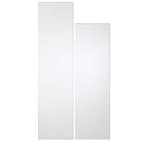 Cooke & Lewis High Gloss White Pack V1 Tall Larder Doors x 2 300mm