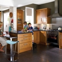 Cooke &amp; Lewis Amberley Wall &amp; Base Curved Door