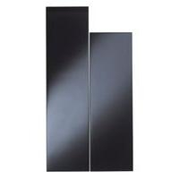 Cooke & Lewis High Gloss Black Pack V1 Tall Larder Doors x 2 300mm
