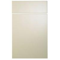 Cooke & Lewis High Gloss Cream Pack P+ Drawerline Door & Drawer Front 450mm Cooke & Lewis High Gloss Cream Pack P+ Drawerline Door & Drawer Front 450mm