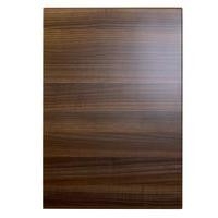 Cooke &amp; Lewis High Gloss Horizontal Walnut Accent Pack B Standard Door 500mm