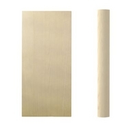 Cooke &amp; Lewis Solid Ash Curved Wall Pilaster Kit
