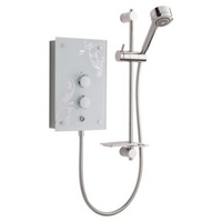 Mira Azora 9.8kW Electric Shower White Flock