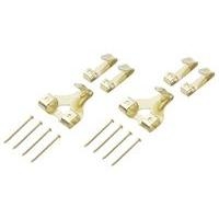 B&amp;Q Assorted Picture Hooks  Brass Plated