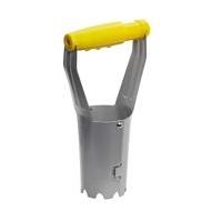 B&amp;Q Bulb Planter Silver Coloured/Orange